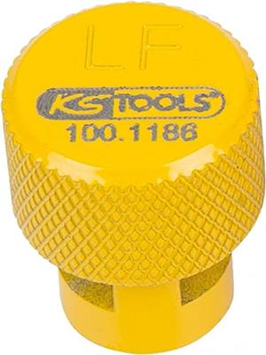 KS Tools 100.1186 RDKS / TPMS bandenontluchter, geel, links voor