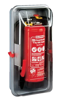 Gloria Veiligheidskap | voor 6 kg brandblussers | met twee spansluitingen en greepgroeven | 1 stuk - 2511.0000 2511.0000