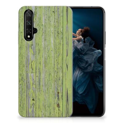Honor 20 Bumper Hoesje Green Wood Honor 20 Bumper Hoesje Green Wood