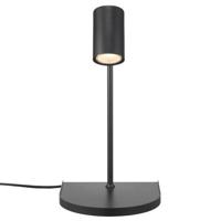Bedlamp wandlamp met usb zwart en plankje &apos;Cody&apos; - thumbnail