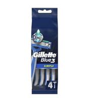 Gillette Gillette Blue 3 Simple Wegwerp Scheermesjes voor Mannen - 4 stuks - thumbnail