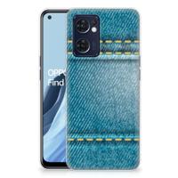 OPPO Reno 7 5G | Find X5 Lite | Sillicone Back Cover | Jeans - thumbnail