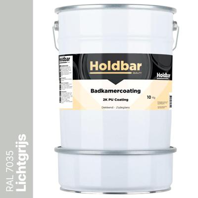 Holdbar Badkamercoating Lichtgrijs (RAL 7035) 10 kg Holdbar Badkamercoating Lichtgrijs (RAL 7035) 10 kg