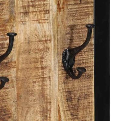 VidaXL Kapstok 40x2x80 cm massief ruw mangohout VidaXL Kapstok 40x2x80 cm massief ruw mangohout
