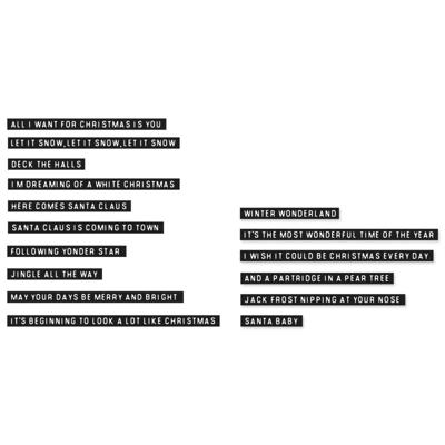 Sizzix • clear stamps seasonal vibes #1