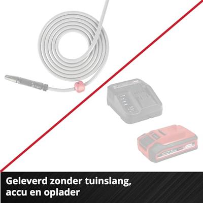 Einhell GE-HR 18/30 WH Li-Solo 4173771 Slanghaspel 12.5 mm 54 cm 1/2 inch 1 stuk(s) Rood