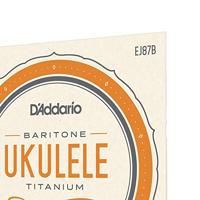 D&apos;Addario EJ87B Pro Arte Titanium snarenset voor bariton ukelele - thumbnail