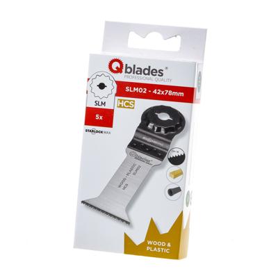 SLM02 Multitoolzaagbl.STD 42x78mm HCS 5st