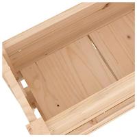 Plantenbak 77x25x66 cm massief grenenhout - thumbnail