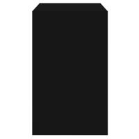 Schoenenkast 80x42x69 cm bewerkt hout zwart - thumbnail