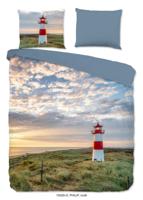 Good Morning Dekbedovertrek "vuurtoren in de duinen" - Multi - (200x200/220 cm) - Katoen - thumbnail