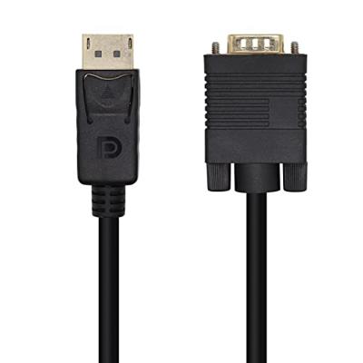 AISENS A125-0462 converterkabel DISPLAYPORT naar VGA, DP/M-VGA/M, zwart, 3,0 m