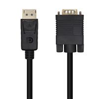 AISENS A125-0462 converterkabel DISPLAYPORT naar VGA, DP/M-VGA/M, zwart, 3,0 m - thumbnail