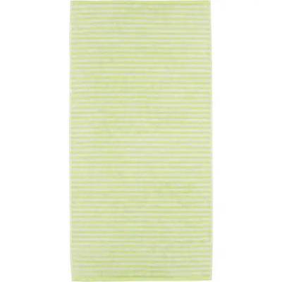 Cawö Cawo Campus Ringel Handdoek 50x100 pistazie