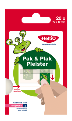 Heltiq Pak & plak groen 20 Stuks