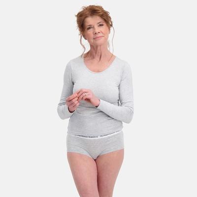 2-pak Hipsters dames - Iris - Bamboe dames short zwart - Hipster ondergoed dames - Elastische band