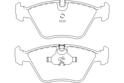 Remblokken set 2096801 Remblokken set 2096801