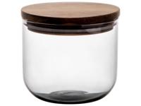 Gusta glazen voorraadpot 500ml grijs - thumbnail