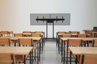 Neomounts fl55-875bl1 motorised mobile floor stand, 37" - 70", 50kg, 100x100 - 800x600 - thumbnail