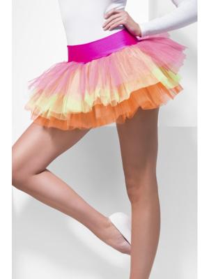 Tutu onderrok neon multikleur