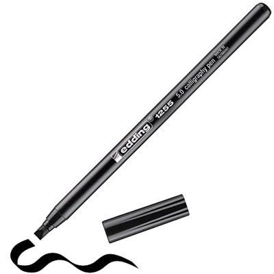 Kalligrafiepen edding 1255 5.0mm zwart Kalligrafiepen edding 1255 5.0mm zwart