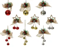 Kaemingk kerstornament ijzer klok 6x10x12cm - thumbnail