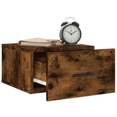Nachtkastjes 2 st wandgemonteerd 35x35x20 cm gerookt eikenkleur Nachtkastjes 2 st wandgemonteerd 35x35x20 cm gerookt eikenkleur
