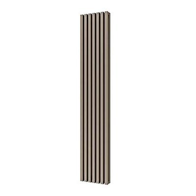 Plieger Siena designradiator verticaal dubbel 1800x318mm 1096W zandsteen 7253167
