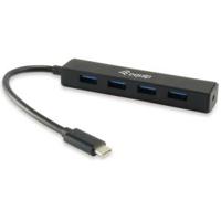 Equip 128954 4-port usb hub, usb 3.2 gen 1 type-c -> usb 3.2 gen 1 type-a, 5000 mbit/s, black - thumbnail