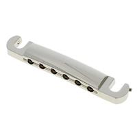TonePros T1ZS Nickel USA Locking Stop Tailpiece - thumbnail