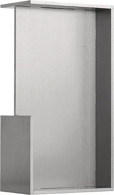 Formani Square LSQ160A/43 inbouwkom tbv deurdikte 43mm - mat RVS