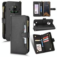 Voor Doogee S88 Pro / S88 Plus Litchi -textuur ritslederen telefoonhoesje - thumbnail