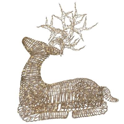 Micro led rendier wicker naturel 88 cm Lumineo - Lumineo Micro led rendier wicker naturel 88 cm Lumineo - Lumineo