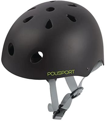 Polisport urban radical fietshelm s 53-55cm graffiti zwart/groen Polisport urban radical fietshelm s 53-55cm graffiti zwart/groen