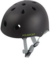 Polisport urban radical fietshelm s 53-55cm graffiti zwart/groen - thumbnail