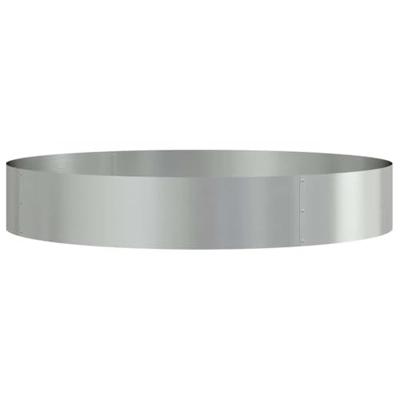 VidaXL Plantenring 5 pcs zilver 120 x 120 x 20 cm gegalvaniseerd staal