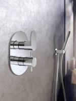 Hotbath Friendo inbouw thermostaat met omstel chroom F009CR - thumbnail