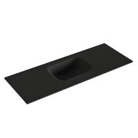 MONDIAZ LEX Urban solid surface inleg wastafel voor toiletmeubel 80cm. Positie wasbak midden - thumbnail