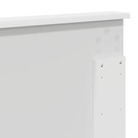 Bedframe met hoofdeinde Wit 120 x 190 cm Massief grenenhout - thumbnail