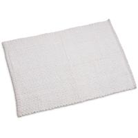 Wicotex anti-slip badmat braid 60x90 cm wit - thumbnail