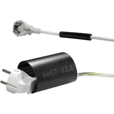 HellermannTyton 321-30200 Krimpkous met lijm Zwart 44.40 mm 7.40 mm Krimpverhouding:6:1 1.22 m
