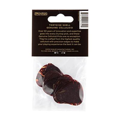 Dunlop Celluloid Shell Heavy 12-pack plectrumset