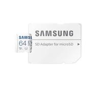 Samsung EVO Plus 64GB microSDXC + Adapter Micro SD-kaart Wit - thumbnail