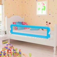 VidaXL Bedhekje peuter 120x42 cm polyester blauw - thumbnail