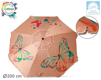 Parasol Roze 200 cm UPF 50+