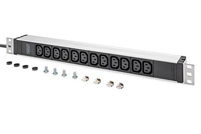 Digitus DN-95426 energiedistributie 12 AC-uitgang(en) 1U Digitus DN-95426 energiedistributie 12 AC-uitgang(en) 1U