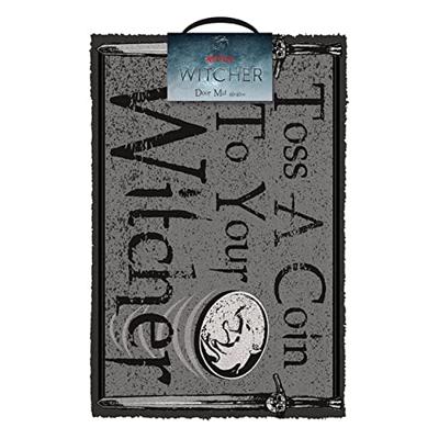 The Witcher Doormat Toss a Coin 40 x 60 cm