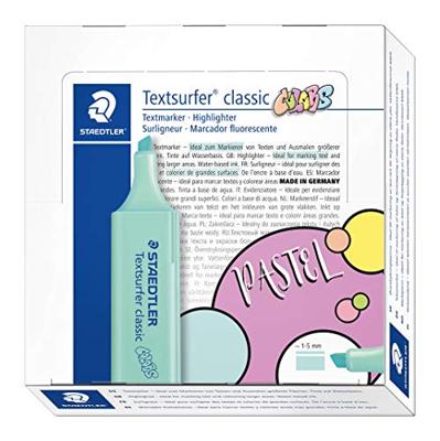 Fluoriscerende Markeerstift Staedtler Textsurfer Classic Pastelblauw (10 Stuks)
