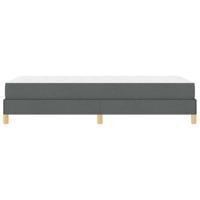 Boxspring bed Donkergrijs en Bruin 90 x 190 cm - thumbnail