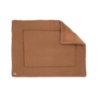 Jollein boxkleed Basic knit 80x100 cm caramel - thumbnail